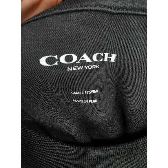 RARE Coach New York Chelsea T Shirt Skull Tattoo Print Men's Small HTF - Picture 4 of 7